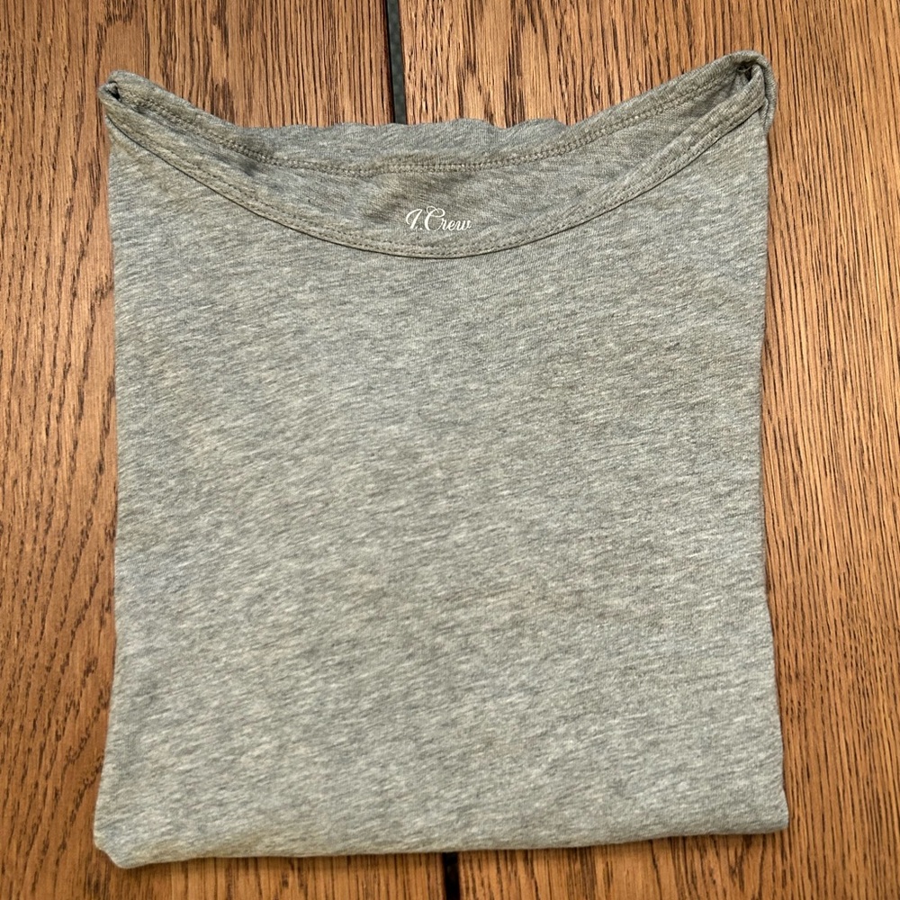 J.Crew 3/4 sleeve boatneck T-shirt-S - Picture 4 of 5